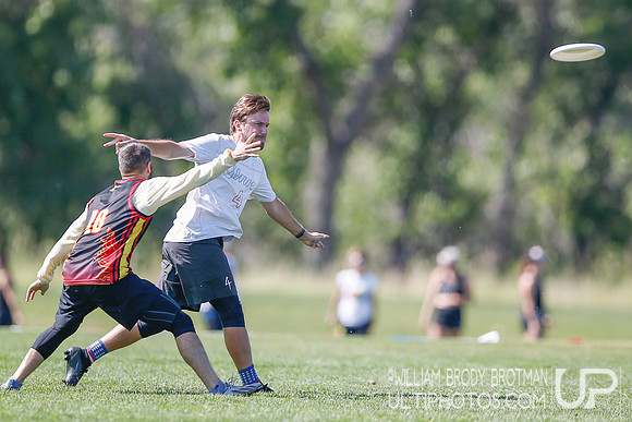Day 2 of USA Ultimate Masters Championships.