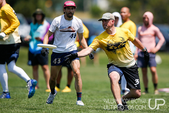 Day 2 of USA Ultimate Masters Championships.