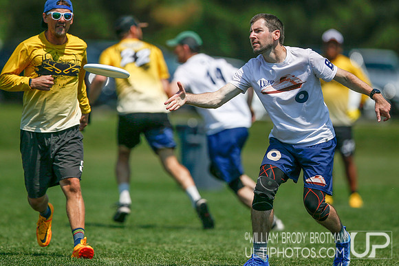 Day 2 of USA Ultimate Masters Championships.