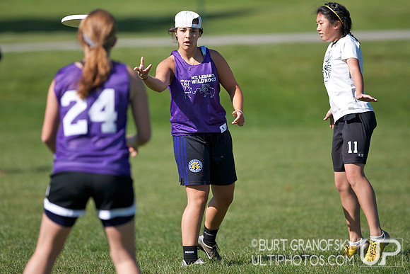 Girls Division, Saturday -- 2012 USAU HS Northeasterns