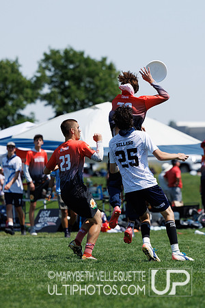 Monday action at the USA Ultimate Youth Club Championships. U-20