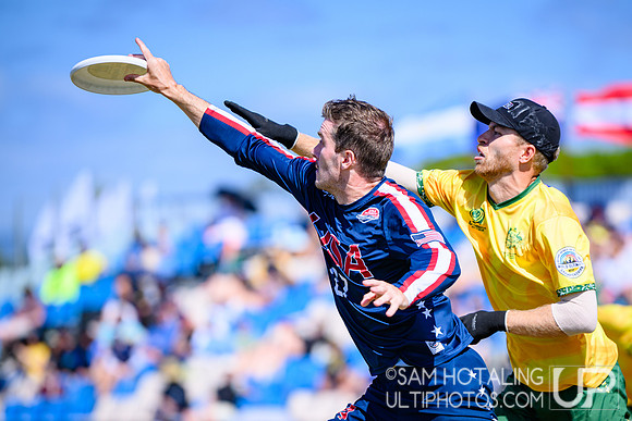 Mixed semifinals during World Ultimate Championships at Runaway Bay Precinct