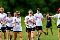 Fireflies vs Reading Ultimate in pool play at World Ultimate Club Championships