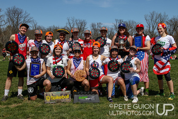 Philly Swe-ers, Women's Division Champions and Spirit Award Winners