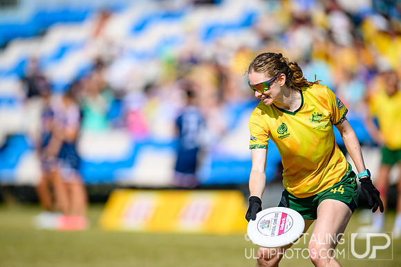 Mixed semifinals during World Ultimate Championships at Runaway Bay Sports Precinct