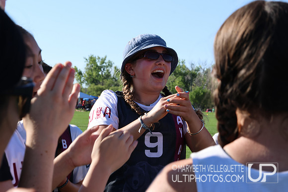 Sunday action at the USA Ultimate Youth Club Championships in th