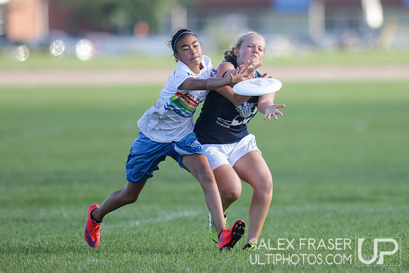 U16 Girls - Saturday - 2016 USAU Youth Club Championships