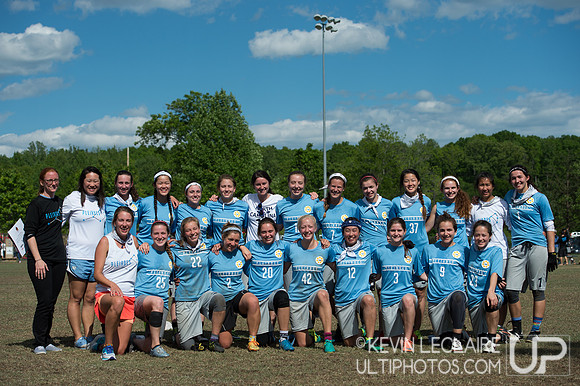 North Carolina Pleiades Nationals bound Team Photo. AC Regionals