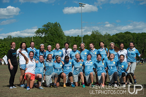 North Carolina Pleiades Nationals bound Team Photo. AC Regionals
