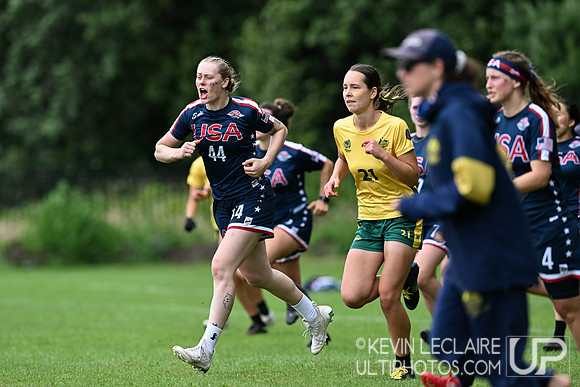 USA v Australia WU24 Women -- Sunday Pool Play