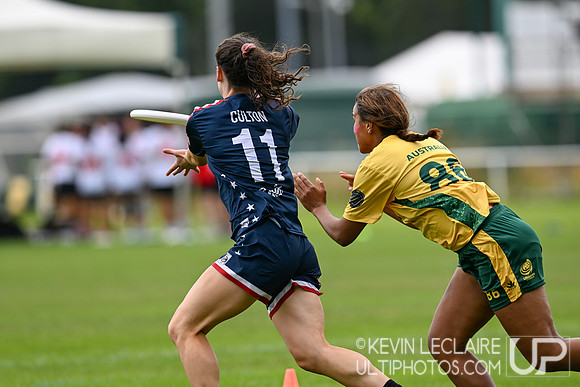 USA v Australia WU24 Women -- Sunday Pool Play