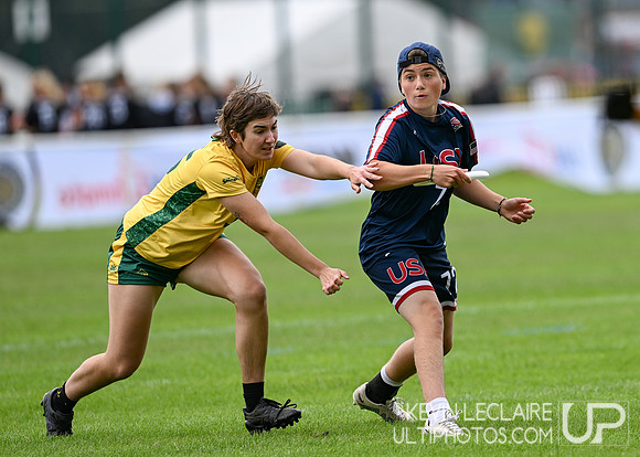 USA v Australia WU24 Women -- Sunday Pool Play