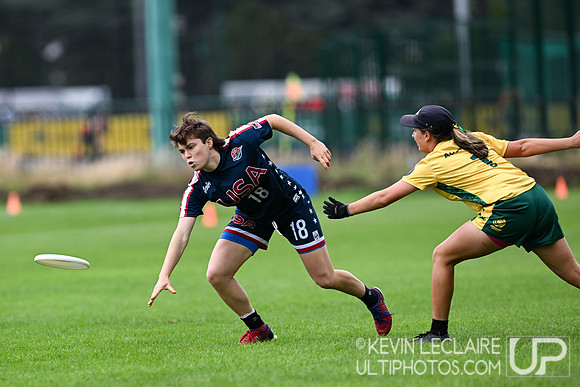 USA v Australia WU24 Women -- Sunday Pool Play