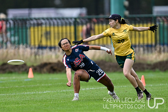 USA v Australia WU24 Women -- Sunday Pool Play