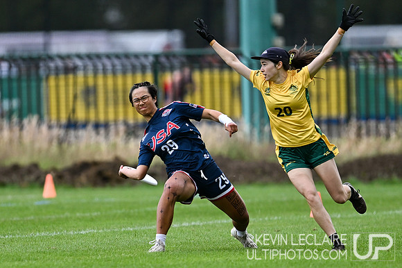 USA v Australia WU24 Women -- Sunday Pool Play