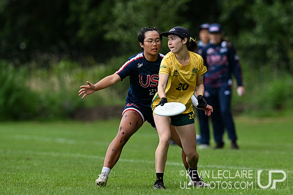 USA v Australia WU24 Women -- Sunday Pool Play
