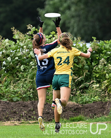 USA v Australia WU24 Women -- Sunday Pool Play