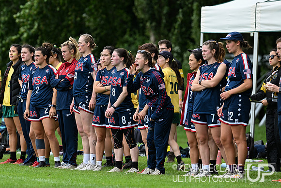 USA v Australia WU24 Women -- Sunday Pool Play