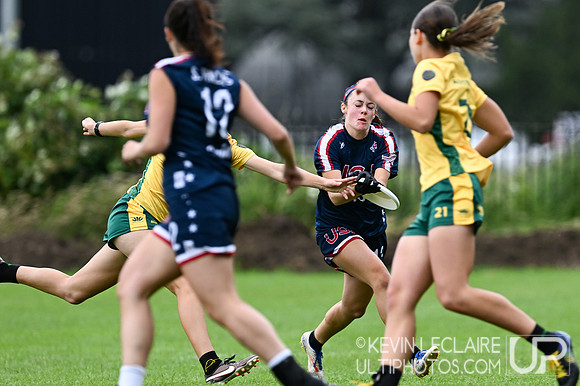 USA v Australia WU24 Women -- Sunday Pool Play