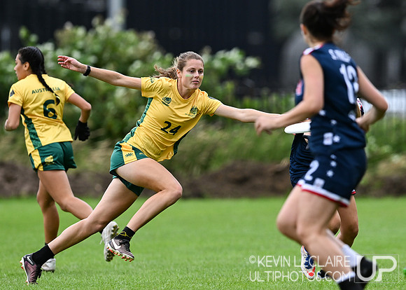 USA v Australia WU24 Women -- Sunday Pool Play
