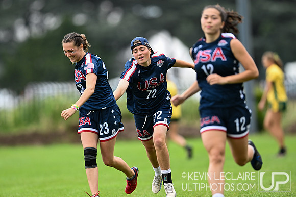 USA v Australia WU24 Women -- Sunday Pool Play