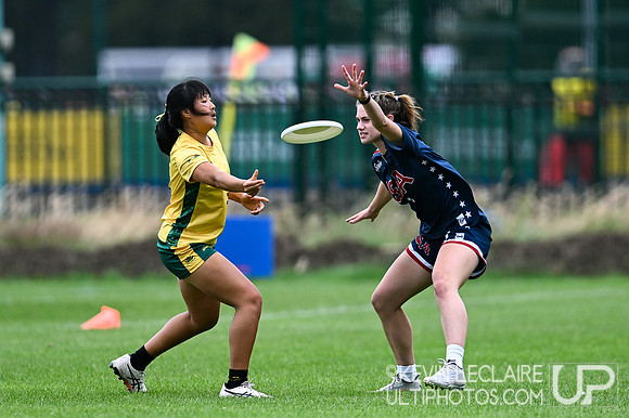 USA v Australia WU24 Women -- Sunday Pool Play