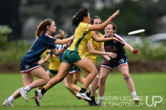 USA v Australia WU24 Women -- Sunday Pool Play