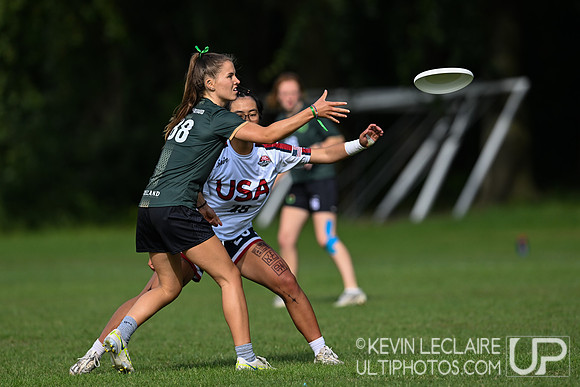 USA v Ireland Women's WU24 Sunday Pool Play
