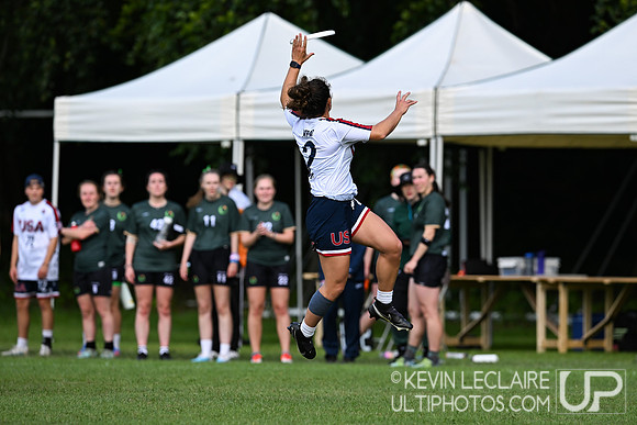 USA v Ireland Women's WU24 Sunday Pool Play