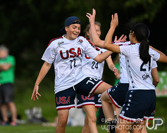 USA v Ireland Women's WU24 Sunday Pool Play