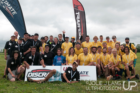 Bluegrass Ultimate volunteers - DIII Championships 2017