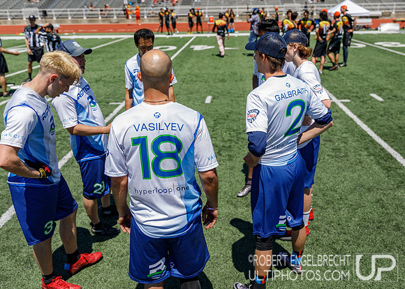 AUDL game between the San Francisco FlameThrowers and the visiting Vancouver Riptide