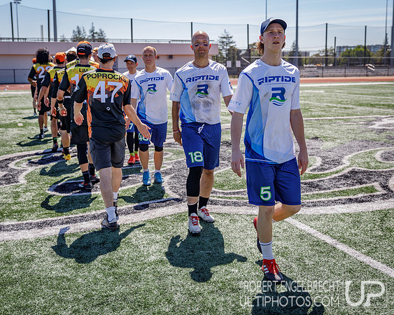 AUDL game between the San Francisco FlameThrowers and the visiting Vancouver Riptide