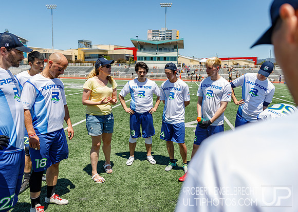 AUDL game between the San Francisco FlameThrowers and the visiting Vancouver Riptide