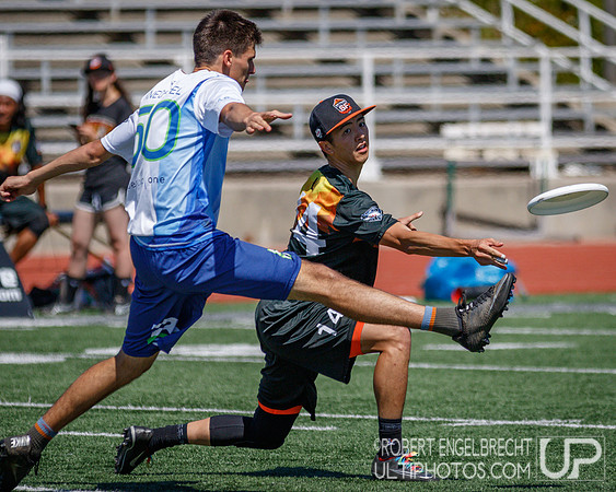 AUDL game between the San Francisco FlameThrowers and the visiting Vancouver Riptide