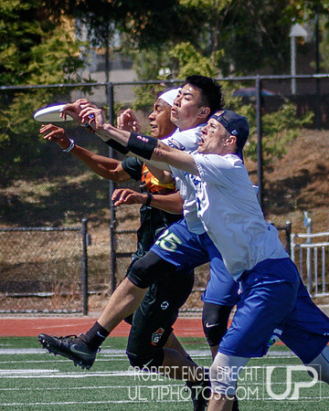 AUDL game between the San Francisco FlameThrowers and the visiting Vancouver Riptide