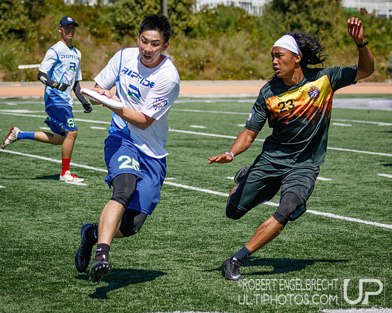 AUDL game between the San Francisco FlameThrowers and the visiting Vancouver Riptide