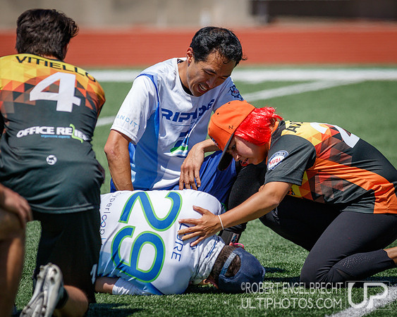 AUDL game between the San Francisco FlameThrowers and the visiting Vancouver Riptide