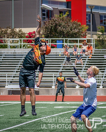 AUDL game between the San Francisco FlameThrowers and the visiting Vancouver Riptide