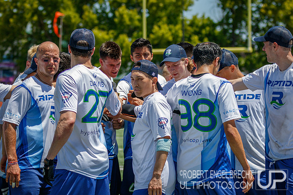 AUDL game between the San Francisco FlameThrowers and the visiting Vancouver Riptide