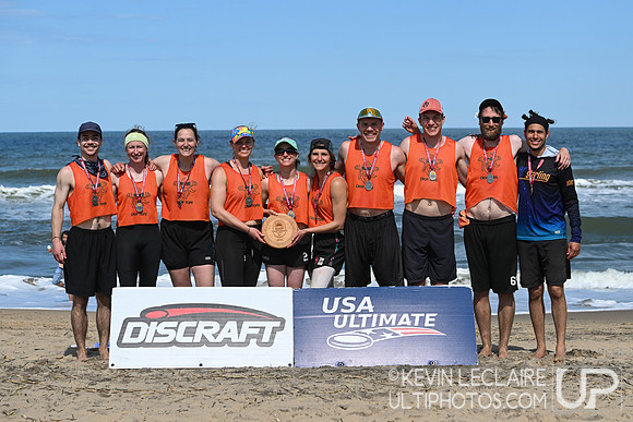 Amherst Crop Tops Mixed 2nd Place Team Photo - 2024 Beach Champi