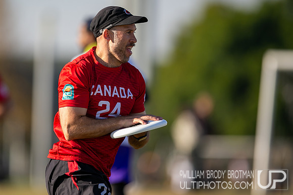 Day 1 of the WFDF 2024 World Masters Ultimate Championships