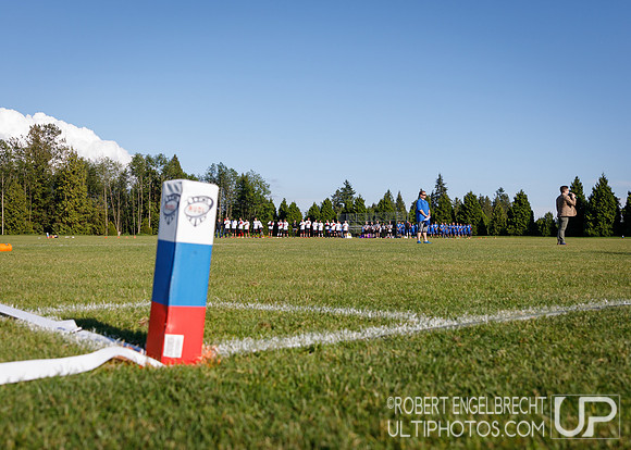 AUDL game between the San Francisco FlameThrowers and the visiti