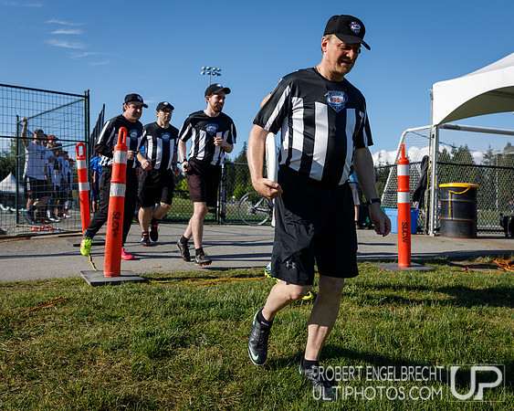 AUDL game between the Vancouver  Riptide and the visiting  San D