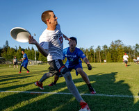 AUDL game between the San Francisco FlameThrowers and the visiti