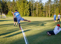 AUDL game between the San Francisco FlameThrowers and the visiti