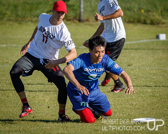 AUDL game between the San Francisco FlameThrowers and the visiti
