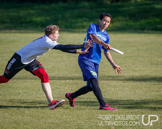 AUDL game between the San Francisco FlameThrowers and the visiti