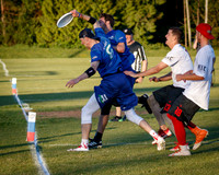 AUDL game between the San Francisco FlameThrowers and the visiti