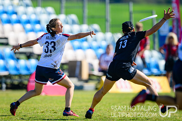 Women’s pool play during World Ultimate Championships at Runaway Bay Sports Precinct